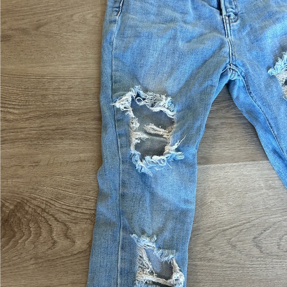 Distressed Low Ride Jeans - Picture 2 of 4
